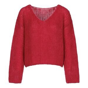 Humanoid M Maite Mohair Jumper Raspberry Red